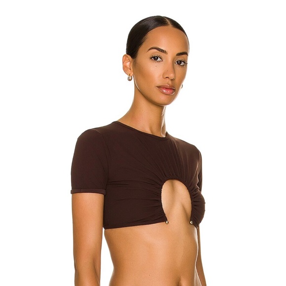 Christopher Esber Ruched Prong Tee - Picture 4 of 6